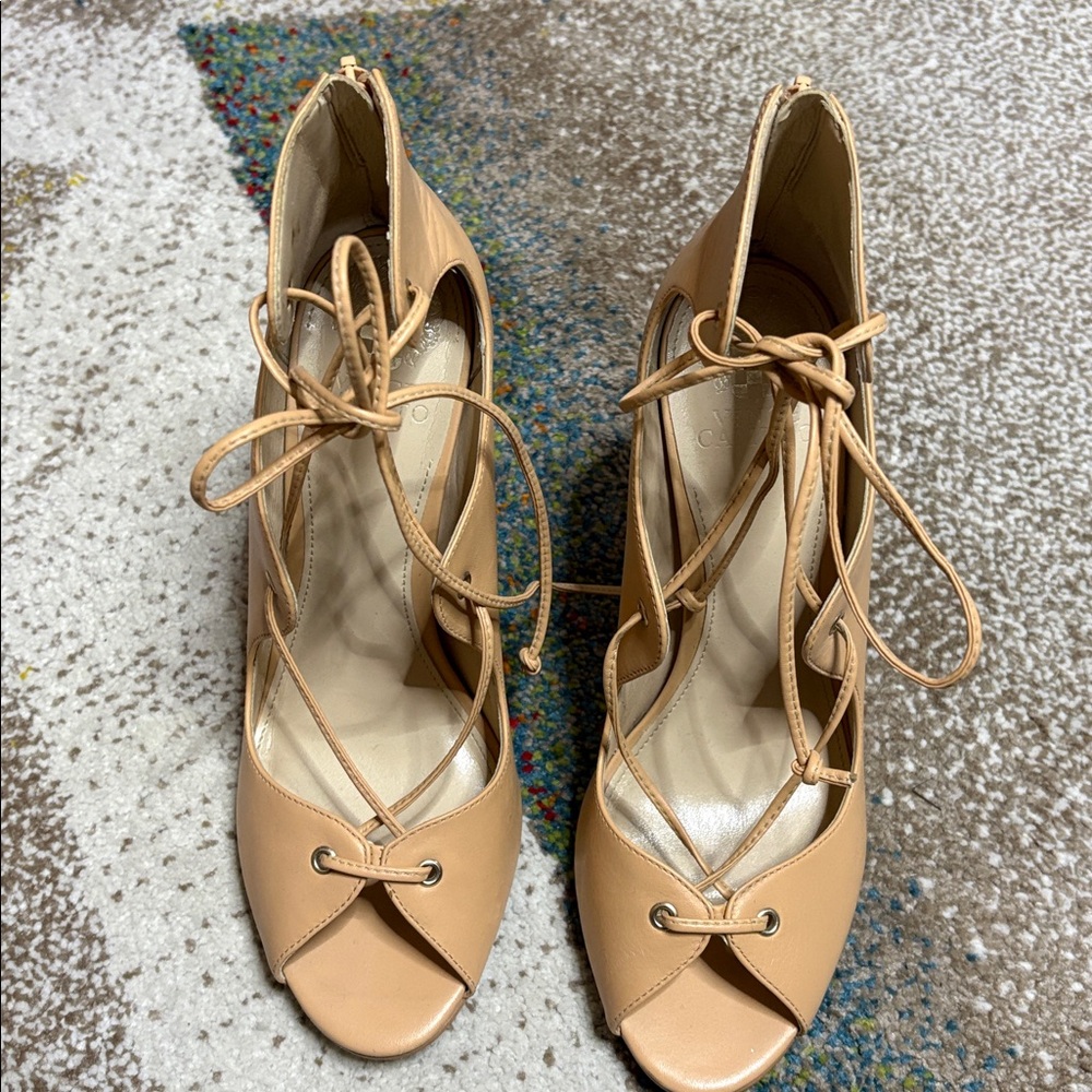 Vince camuto heels strappy sandals